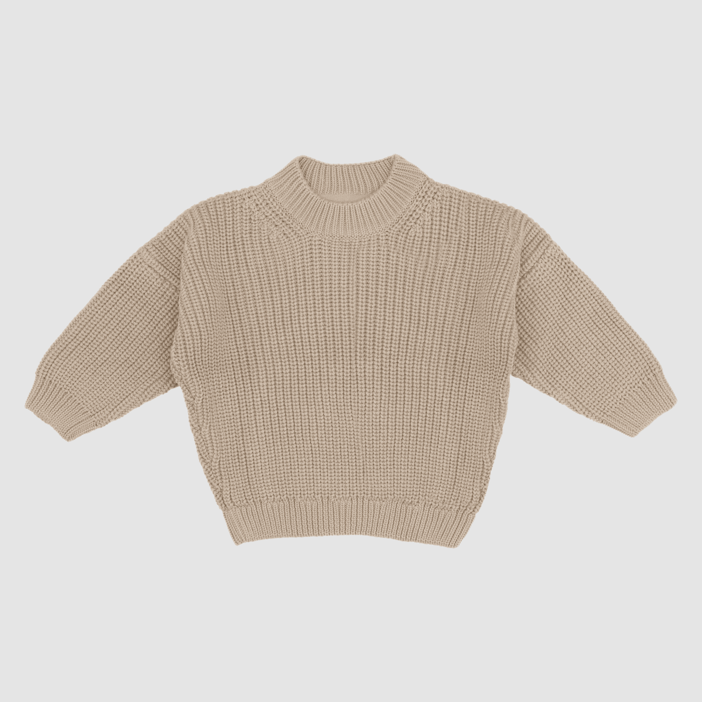 Chunky Knit Sweater | Almond - TAYLOR + MAXKidwild
