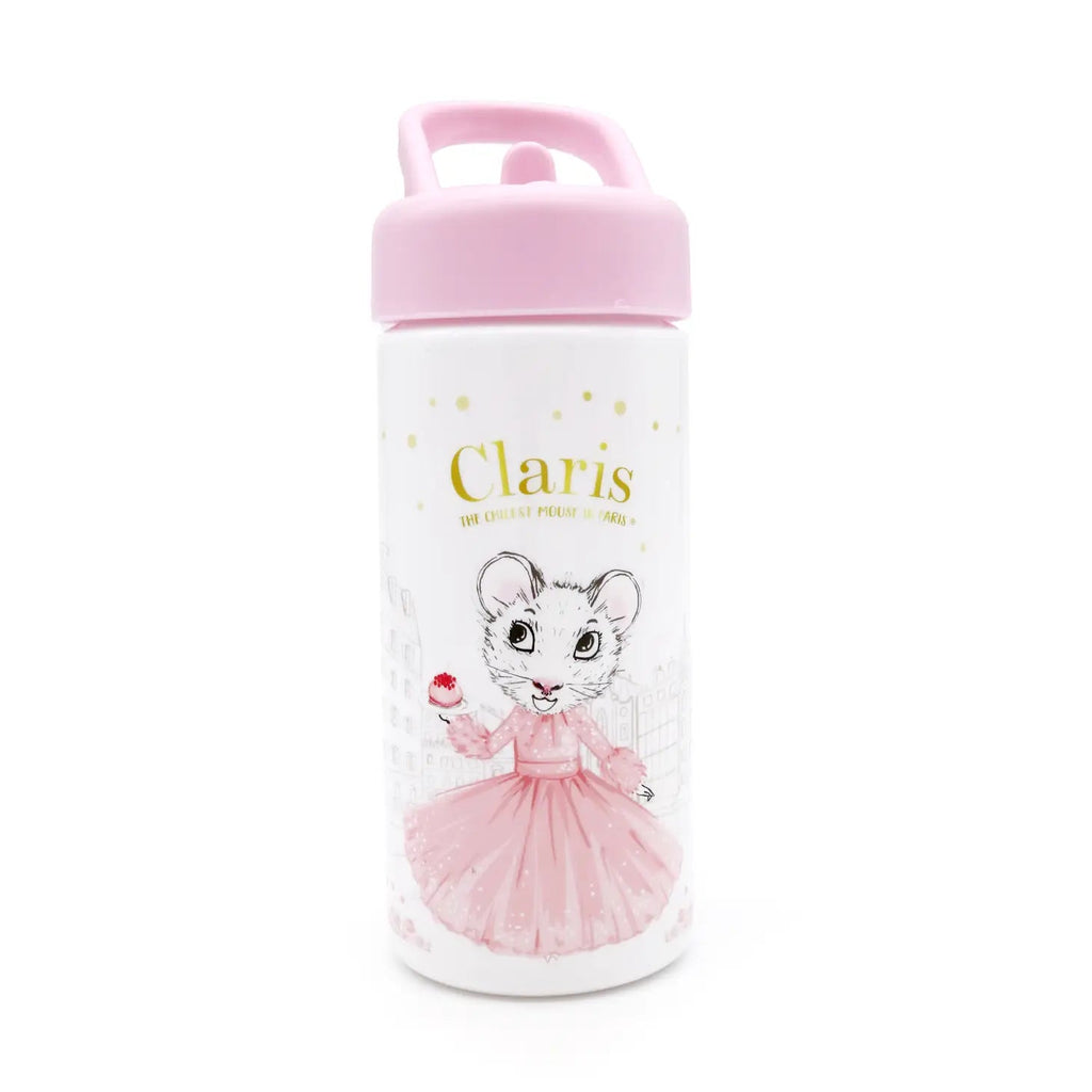Claris The Chicest Mouse in Paris Drink Bottle - TAYLOR + MAXclaris