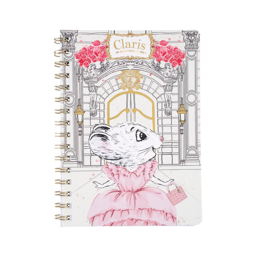 Claris the Chicest Mouse in Paris - Spiral Notebook - TAYLOR + MAXTAYLOR + MAX