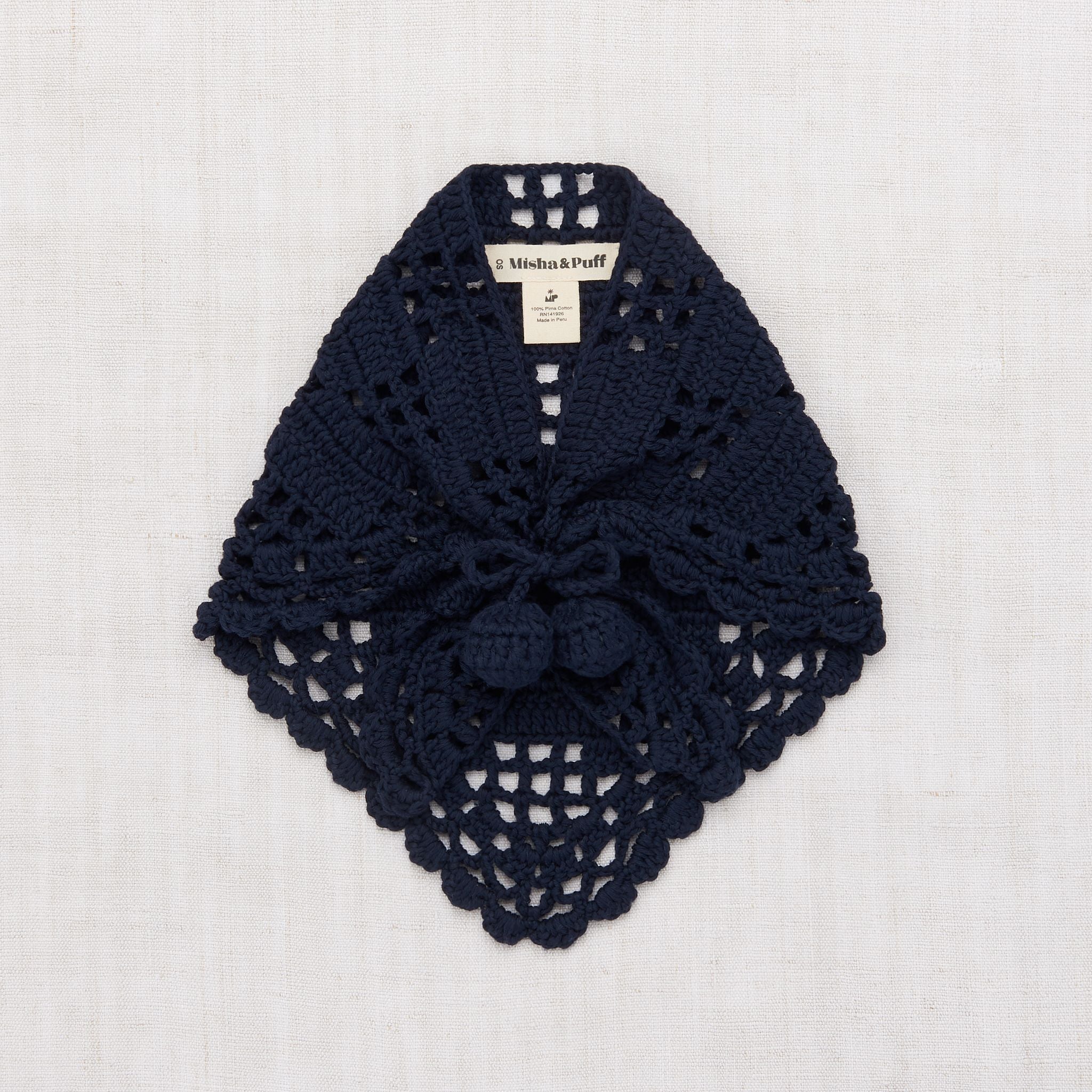 Crochet Kerchief | Maritime Blue