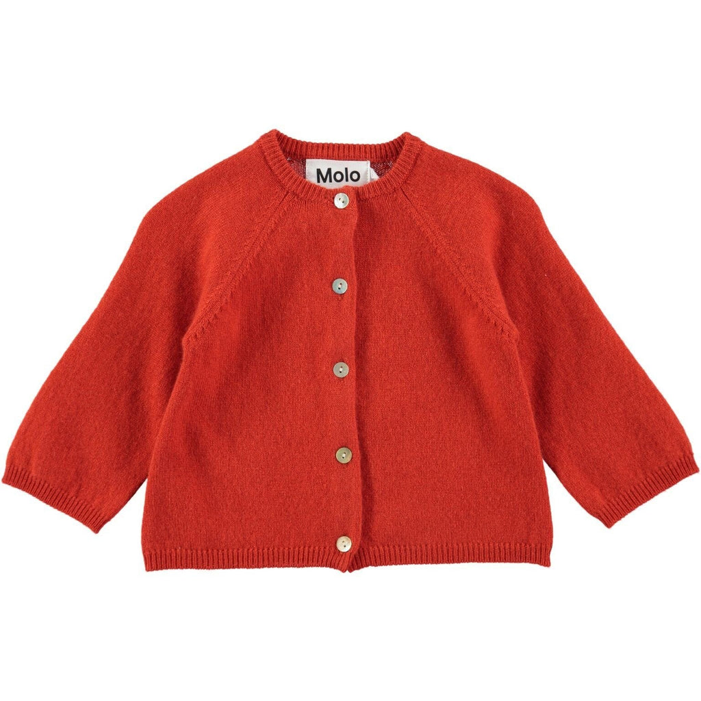 Ginger Poppy Red Cardigan - TAYLOR + MAXMOLO