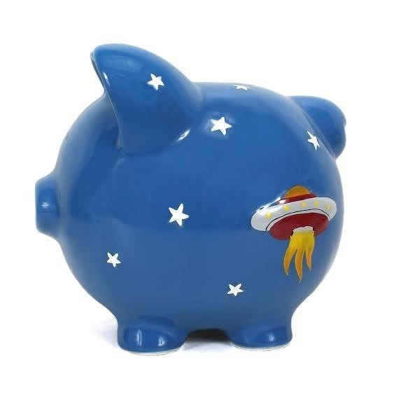 Hand Painted Personalized Astro Piggy Bank - TAYLOR + MAXTAYLOR + MAX