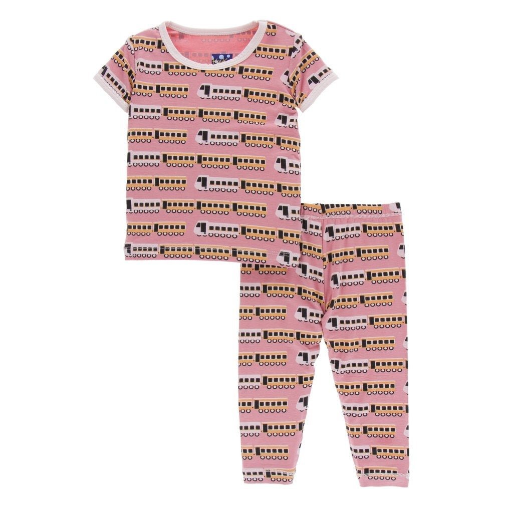 Kickee Pants Desert Rose Indian Train Pajama Set - TAYLOR + MAXKickee Pants