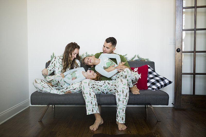 Kickee Pants Men's Print Pajamas | Christmas Multi-Stripe - TAYLOR + MAXKickee Pants