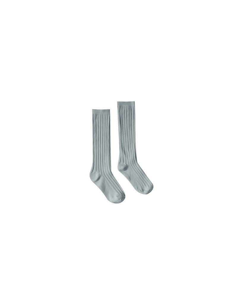 Knee Socks | Dusty Blue - TAYLOR + MAXRylee + Cru