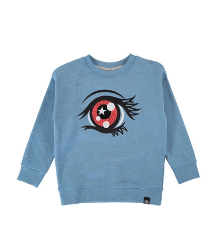 Malena Pullover Eye Sweatshirt - TAYLOR + MAXMOLO