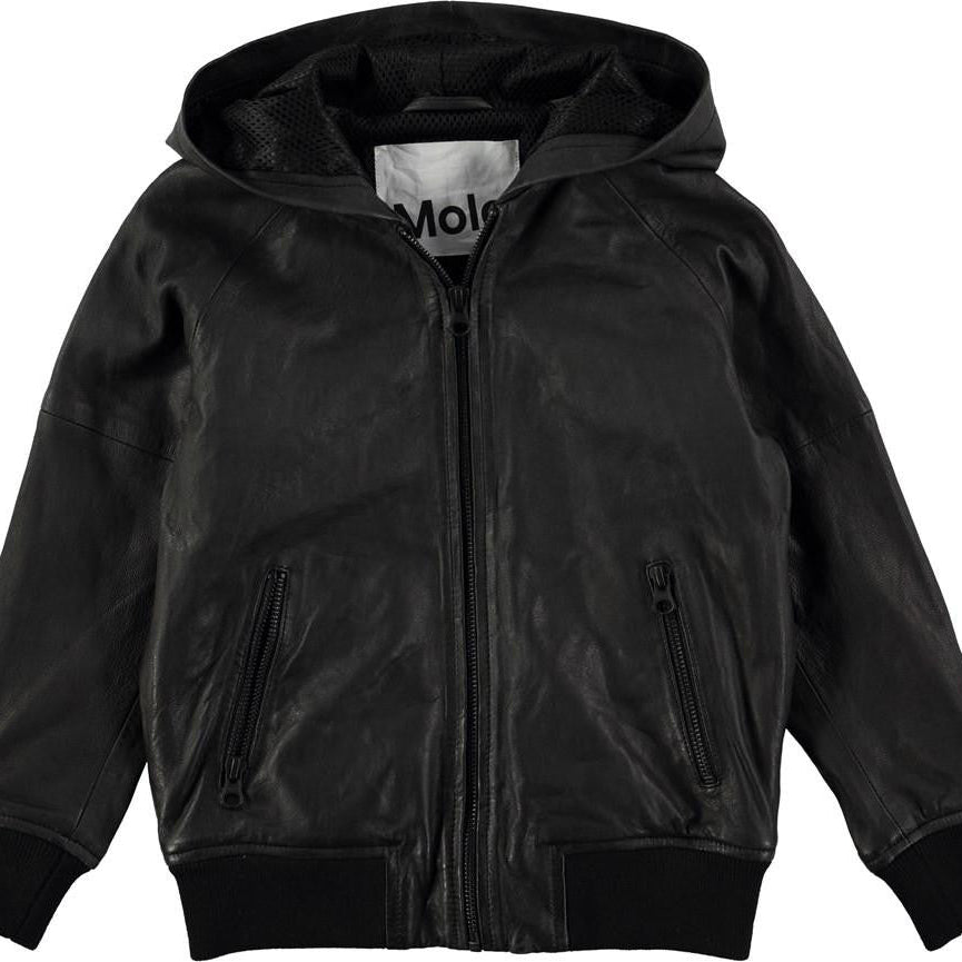 Molo Hector Leather Jacket - TAYLOR + MAXMOLO