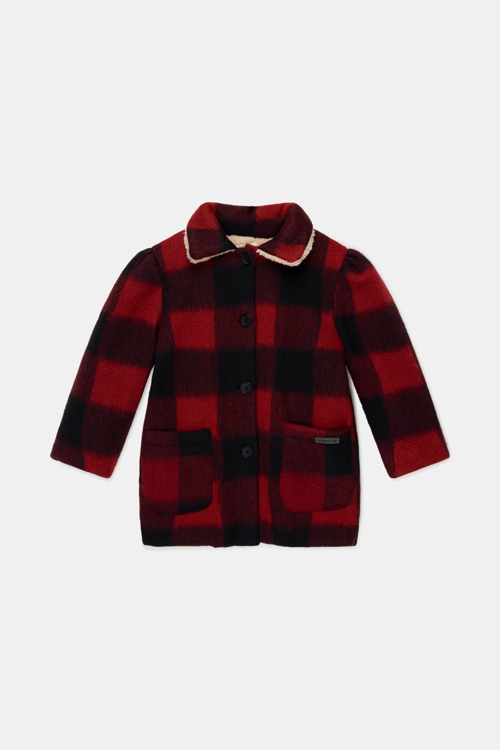Plaid Wool Coat - TAYLOR + MAXMY LITTLE COZMO