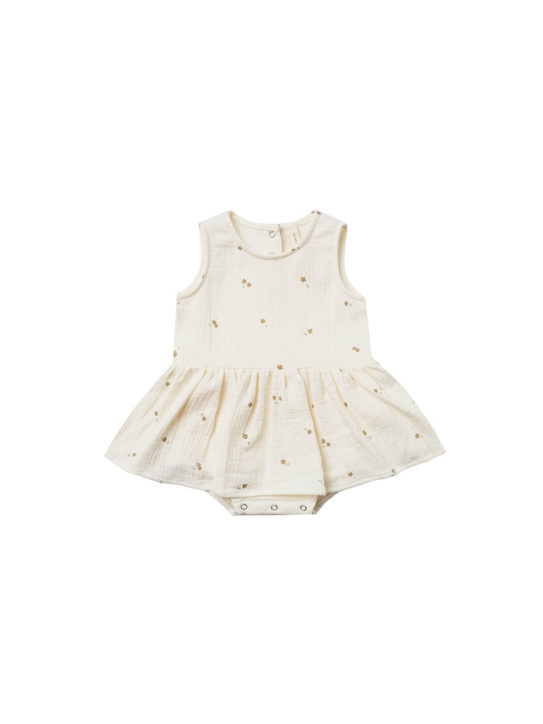 Skirted Tank Onesie | Ivory - TAYLOR + MAXquincy mae