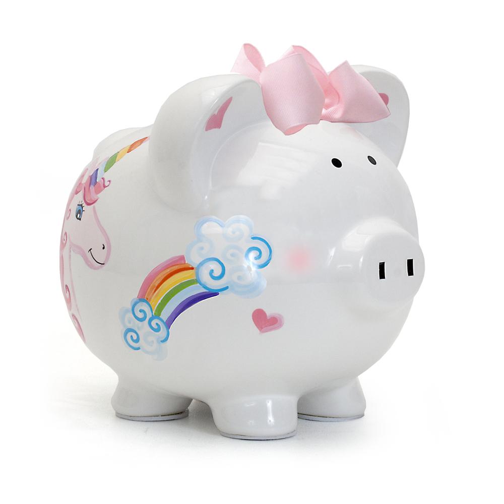 Unicorn and Rainbow Piggy Bank - TAYLOR + MAXTAYLOR + MAX