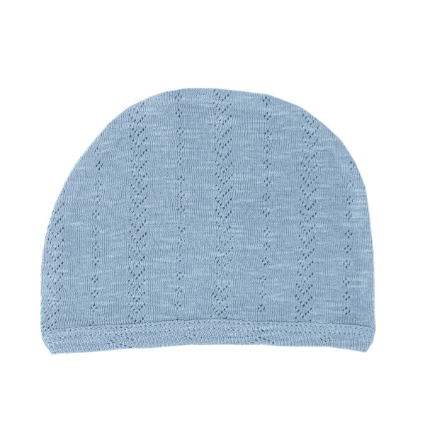 Velveteen Top-Knot Baby Hat | Cloud - TAYLOR + MAXLoved Baby