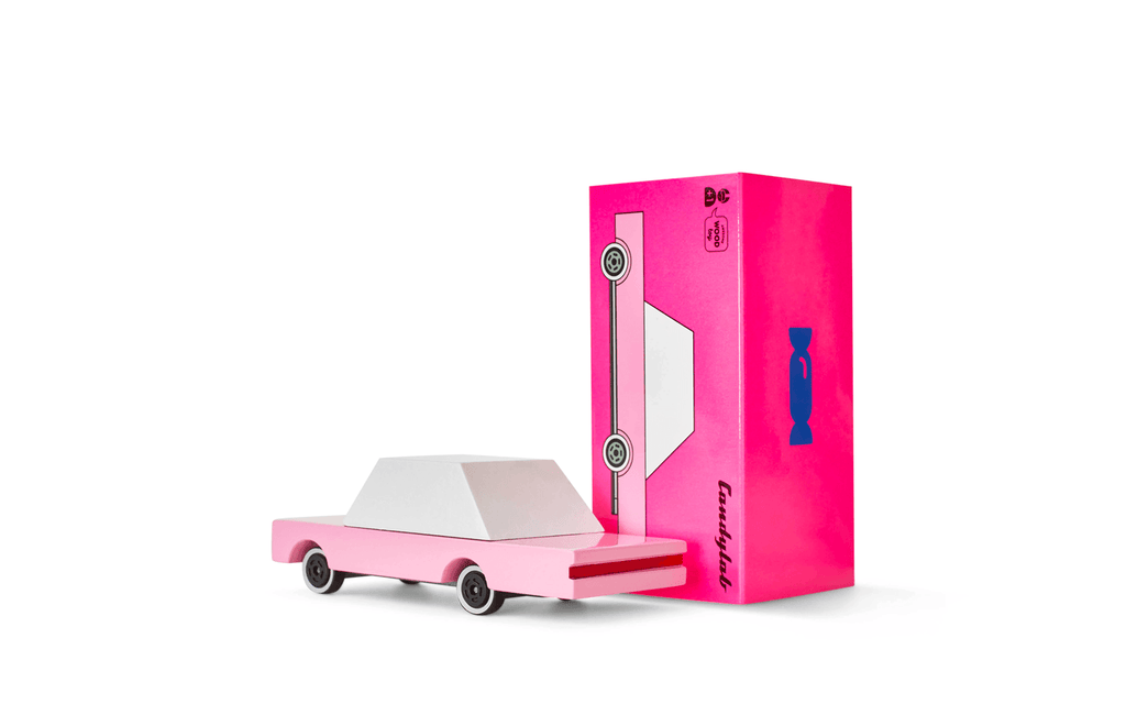 Wooden Car | Pink - TAYLOR + MAXCandylab Toys