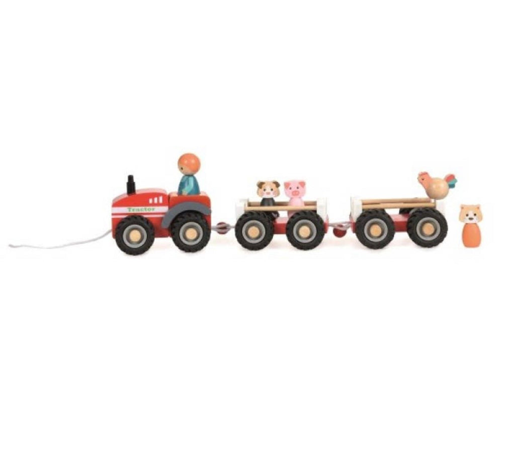 Wooden Farm Tractor Set - TAYLOR + MAXEgmont